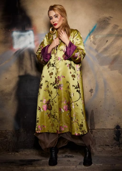 Roula Harb — Olive Garden Coat, front